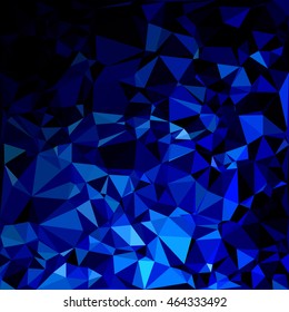 Blue Polygonal Mosaic Background, Creative Design Templates