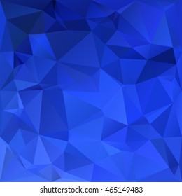 Blue Polygonal Mosaic Background, Creative Design Templates