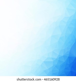 Blue Polygonal Mosaic Background, Creative Design Templates