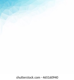 Blue Polygonal Mosaic Background, Creative Design Templates