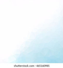 Blue Polygonal Mosaic Background, Creative Design Templates