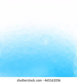 Blue Polygonal Mosaic Background, Creative Design Templates