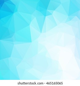 Blue Polygonal Mosaic Background, Creative Design Templates