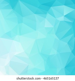 Blue Polygonal Mosaic Background, Creative Design Templates