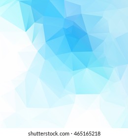 Blue Polygonal Mosaic Background, Creative Design Templates