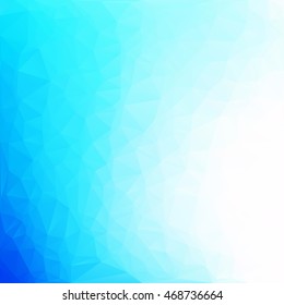 Blue Polygonal Mosaic Background, Creative Design Templates