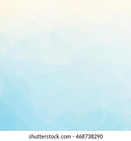 Blue Polygonal Mosaic Background, Creative Design Templates