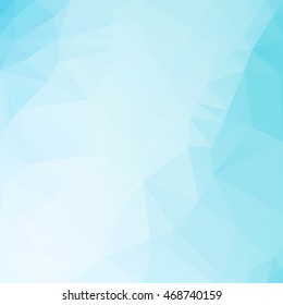Blue Polygonal Mosaic Background, Creative Design Templates