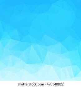 Blue Polygonal Mosaic Background, Creative Design Templates