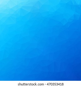 Blue Polygonal Mosaic Background, Creative Design Templates