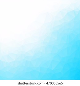 Blue Polygonal Mosaic Background, Creative Design Templates