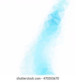 Blue Polygonal Mosaic Background, Creative Design Templates