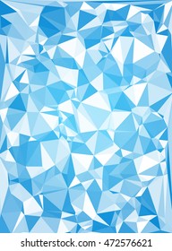 Blue Polygonal Mosaic Background, Creative Design Templates