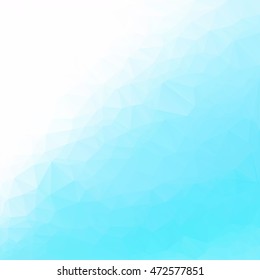 Blue Polygonal Mosaic Background, Creative Design Templates