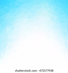 Blue Polygonal Mosaic Background, Creative Design Templates