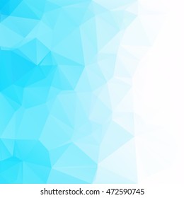 Blue Polygonal Mosaic Background, Creative Design Templates