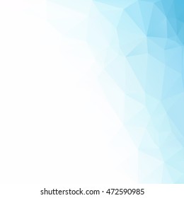 Blue Polygonal Mosaic Background, Creative Design Templates