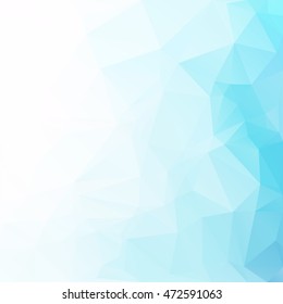 Blue Polygonal Mosaic Background, Creative Design Templates
