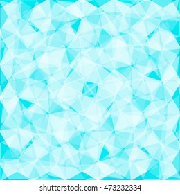 Blue Polygonal Mosaic Background, Creative Design Templates