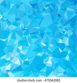 Blue Polygonal Mosaic Background, Creative Design Templates