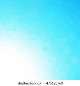 Blue Polygonal Mosaic Background, Creative Design Templates