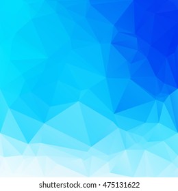 Blue Polygonal Mosaic Background, Creative Design Templates