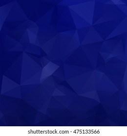 Blue Polygonal Mosaic Background, Creative Design Templates