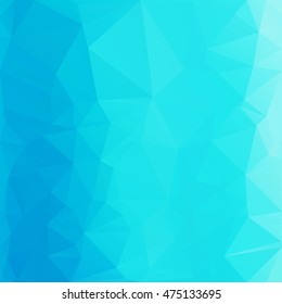 Blue Polygonal Mosaic Background, Creative Design Templates