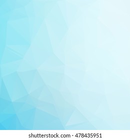Blue Polygonal Mosaic Background, Creative Design Templates