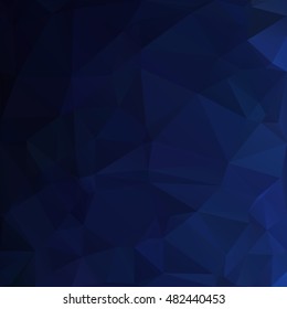 Blue Polygonal Mosaic Background, Creative Design Templates