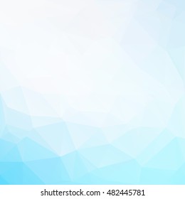 Blue Polygonal Mosaic Background, Creative Design Templates