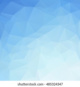 Blue Polygonal Mosaic Background, Creative Design Templates