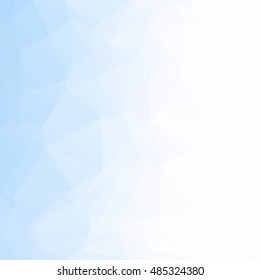 Blue Polygonal Mosaic Background, Creative Design Templates