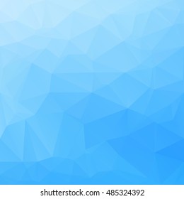 Blue Polygonal Mosaic Background, Creative Design Templates