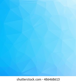 Blue Polygonal Mosaic Background, Creative Design Templates