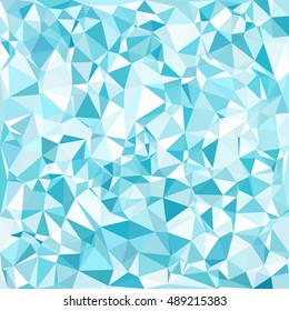 Blue Polygonal Mosaic Background, Creative Design Templates