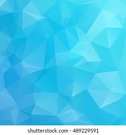 Blue Polygonal Mosaic Background, Creative Design Templates