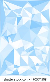 Blue Polygonal Mosaic Background, Creative Design Templates