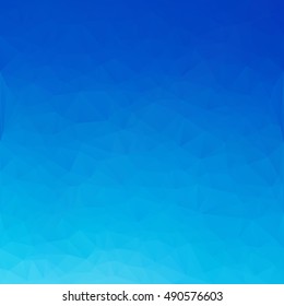 Blue Polygonal Mosaic Background, Creative Design Templates
