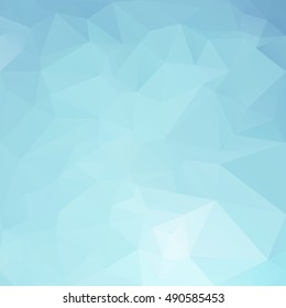 Blue Polygonal Mosaic Background, Creative Design Templates