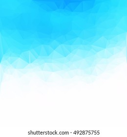Blue Polygonal Mosaic Background, Creative Design Templates