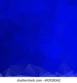 Blue Polygonal Mosaic Background, Creative Design Templates