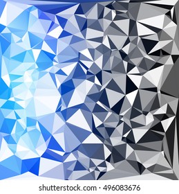 Blue Polygonal Mosaic Background, Creative Design Templates