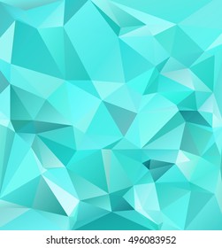 Blue Polygonal Mosaic Background, Creative Design Templates