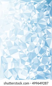 Blue Polygonal Mosaic Background, Creative Design Templates