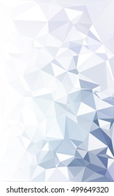 Blue Polygonal Mosaic Background, Creative Design Templates