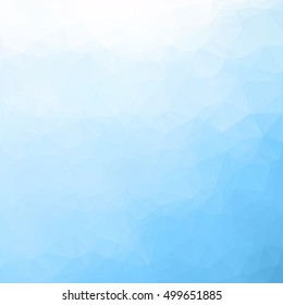 Blue Polygonal Mosaic Background, Creative Design Templates