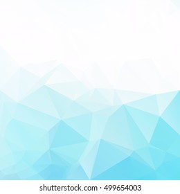 Blue Polygonal Mosaic Background, Creative Design Templates