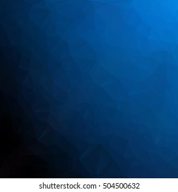 Blue Polygonal Mosaic Background, Creative Design Templates