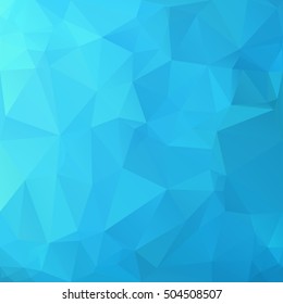 Blue Polygonal Mosaic Background, Creative Design Templates